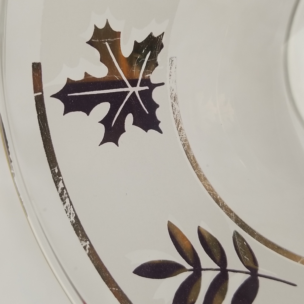 Libbey Golden Foliage Champagne High Sherbet Glasses - Picture 13 of 16